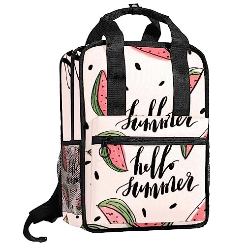 Sac à dos pour garçons à motif pastèques pour l'école et sorties