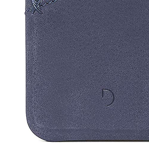 Coque iPhone 6S Plus cuir pleine fleur Decoded bleu foncé antichoc