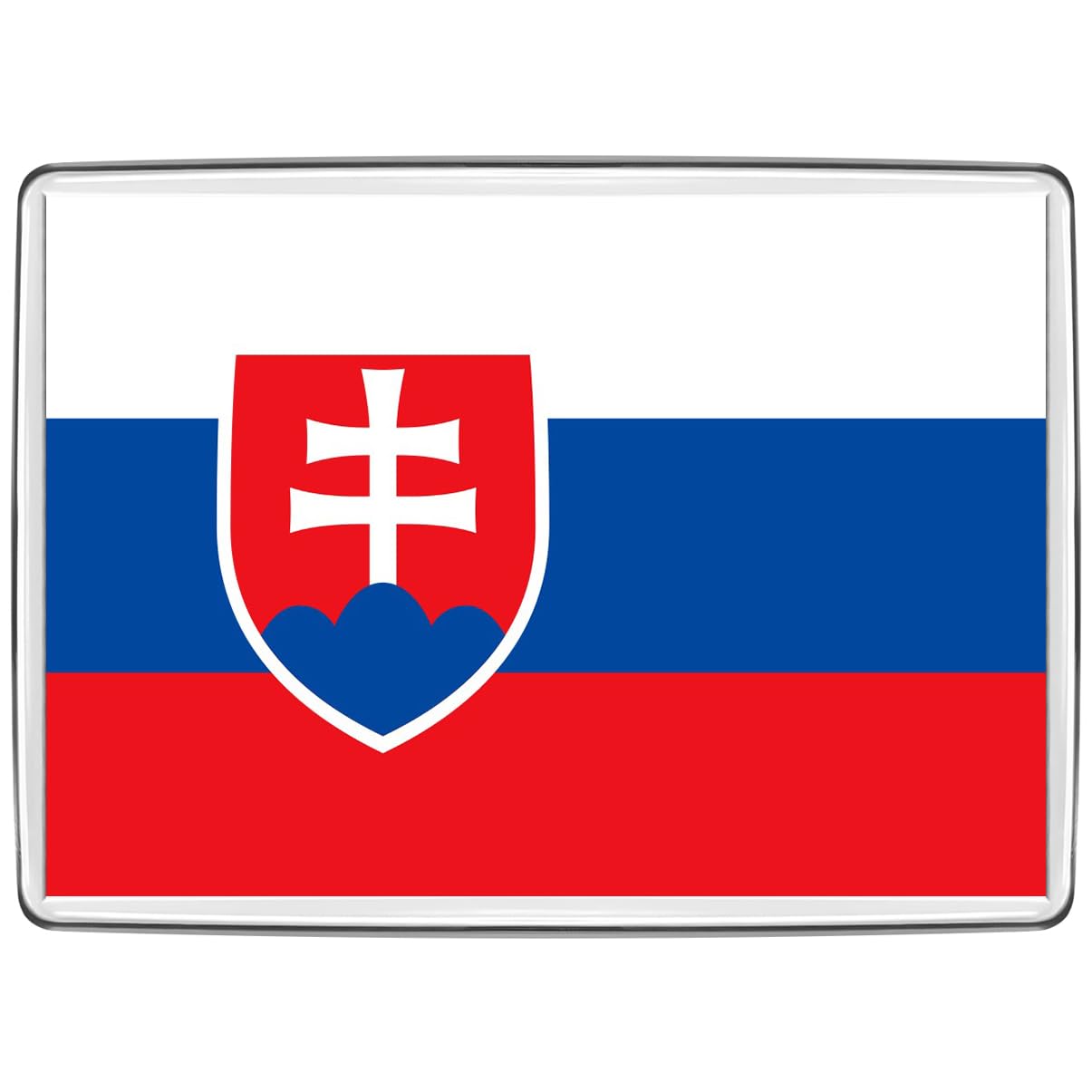 Pixly® Slovakia Flag Fridge Magnet Large Jumbo Size Slovakian Keepsake Country Souvenir Novelty Refrigerator Magnets Gift