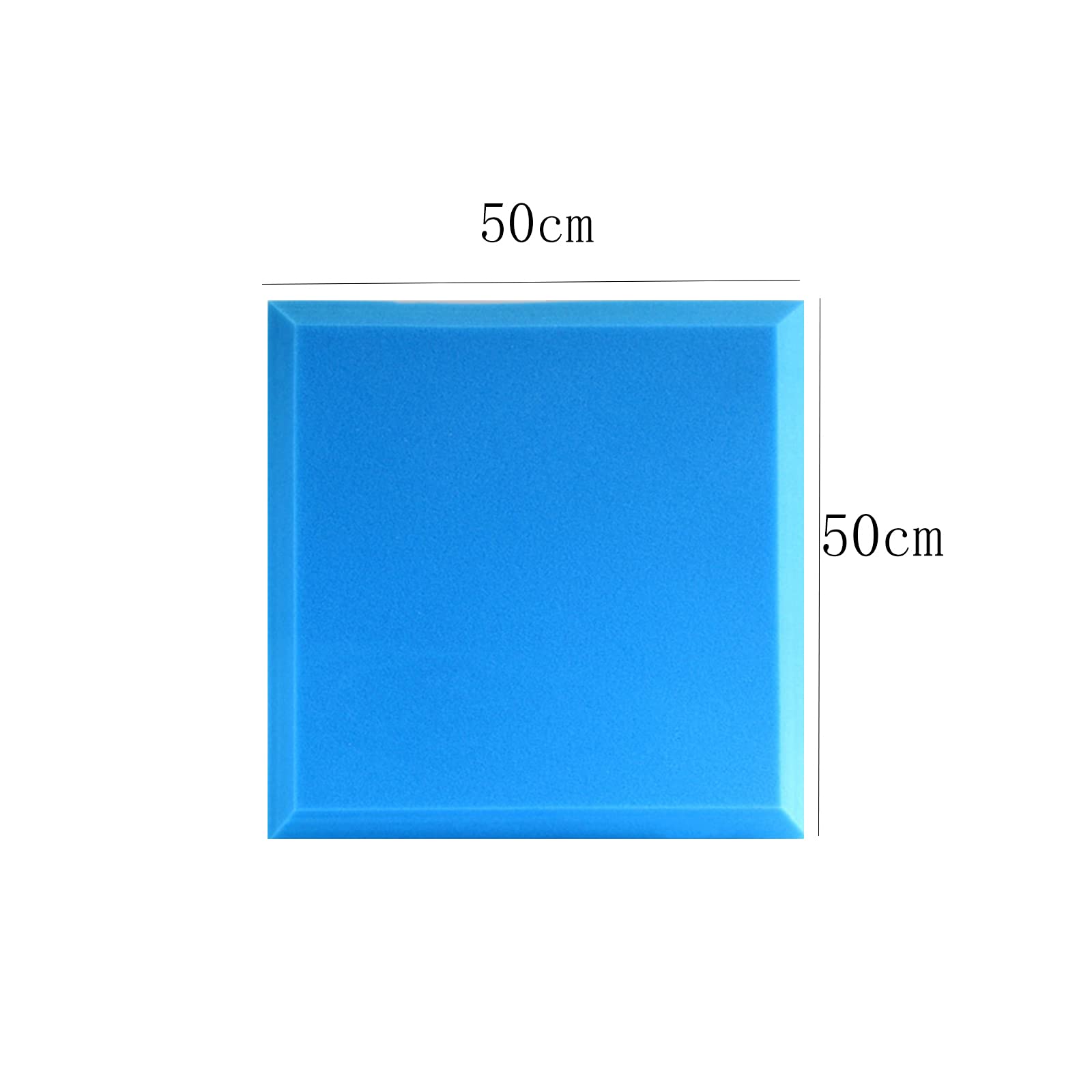 Pannelli Acustici Cinematografici, Decorazione della Parete Pannelli in Schiuma Acustica Adesivo Decorativo da Parete per Interni Addensare Cotone Fonoassorbente/Rosso/50X,Yellow-50X50X5Cm