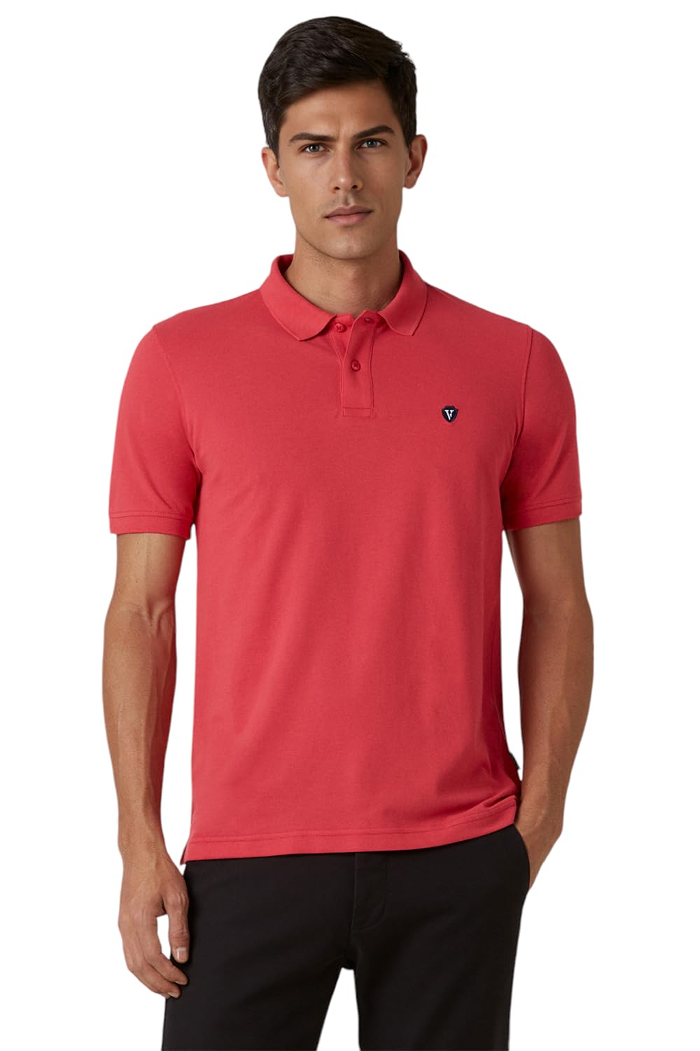 van heusen Men's Solid Regular Fit T-Shirt-picture-56
