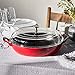 STAUB Braiser with Glass Lid, 3.5-Qt, Cherry
