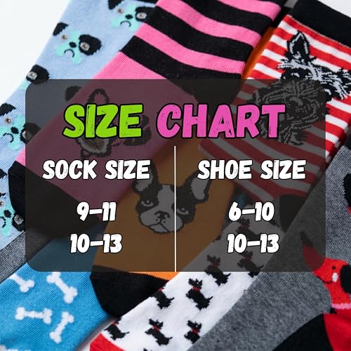 Image of Tipi Toe Women's Fun Patterned Dress Socks, 12-Pack Lightweight Colorful Crew Socks, Casual Novelty Assorted Designs