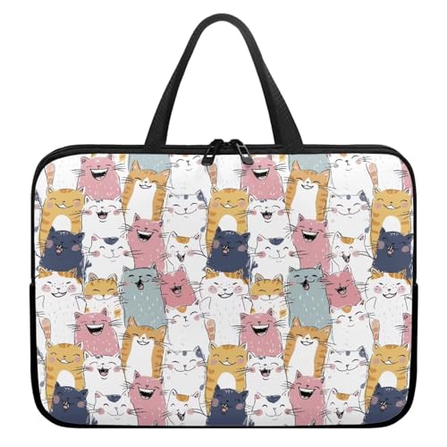 Xoenoiee Funda de transporte para laptop, bolsa portátil compatible con computadora portátil, maletín impermeable para mujeres y hombres, 10inch