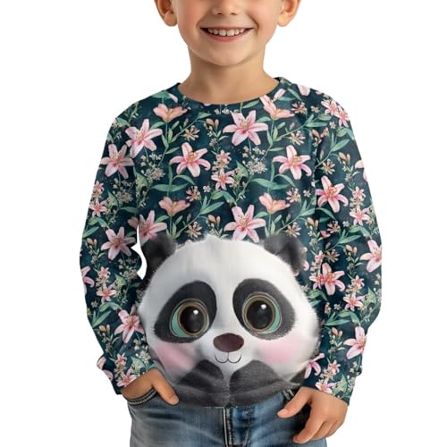 Image of Long Sleeve Shirts for Girls Winter Tops 3-16t Cartoon T Shirts for Fall Clothes