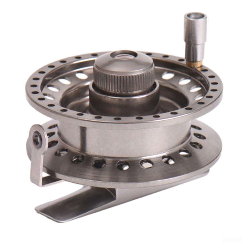 All Metal Ice Fishing Reel for Fly Fishing Right Hand Model with Aluminum Alloy 