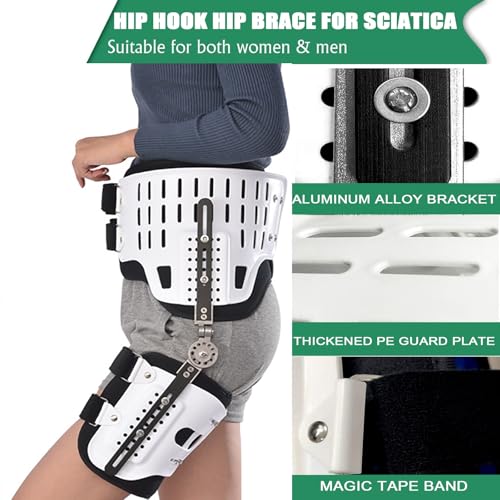 Faja de compresión ajustable para cadera con bisagra miniatura 6