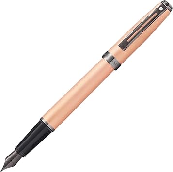 Sheaffer Prelude Copper Tone PVD Fountain Pen with Gun Metal Tone PVD Medium Nib
