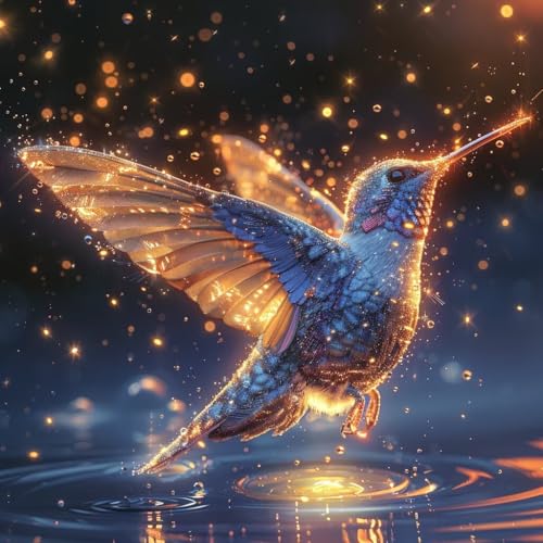 Diamond painting adulte oiseau idéal pour vos soirées de loisirs créatifs