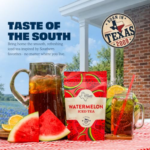 Image of HTeaO Iced Tea Bags - Make 8 Gallons - Texas Style - Black Tea (Watermelon)