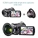 Video Camera 4K Camcorder ZOHULU WiFi Ultra HD Vlog Camera for YouTube, 3.1'' IPS Screen 30X Digital Zoom Night Vision Video Recorder with Microphone, Wide Lens, Lens Hood, 32GB SD Card, 2 Batteries