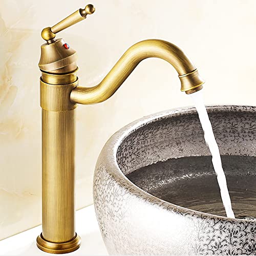 Robinet de lavabo de salle de bain en laiton antique noir chic - 4