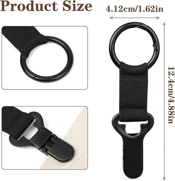 Multifunctional Straw Hat Clips for Travel, Beach & Outdoor, Hands-Free Hat Holder for Bag, Backpack, Purse, Tote & Luggage, Pack of 2 image 3