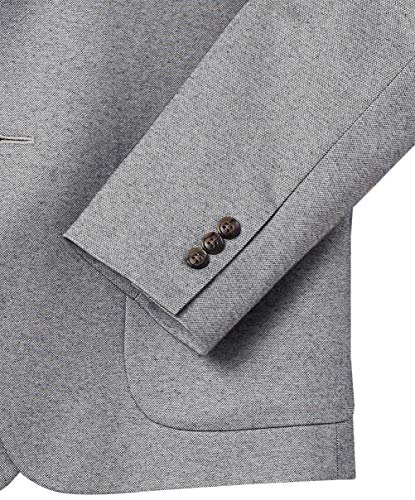 Amazon Essentials Men's Unlined Knit Sport Coat, Light Grey Heather, Medium #TOP4