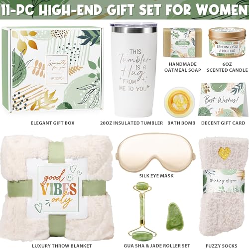 Image of Get Well Soon Baskets Birthday Gifts Self Care Package Spa Set for Women | Thinking of You Feel Better Cancer Care After Surgery Recovery Gifts, Hug In A Box for Women Friends Wife Girlfriend Sister