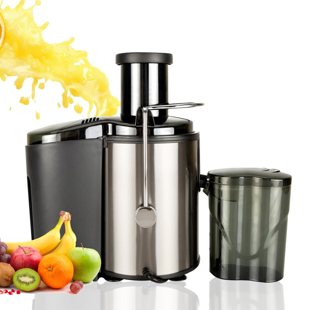 800W Multi Function Electric Juicer Dual Speed 23500RPM Centrifugal Juicer Machine with 304 Stainless Steel Blades 800ml Juice