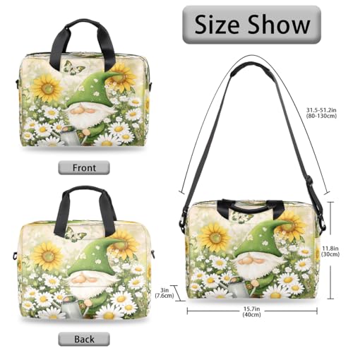Bolso para portátil de 15.6 pulgadas con diseño floral miniatura 6