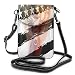 Produktbild Clothes socks Cell Phone Purse UAS Flag Fire Deer Phone Wallet 3D Printed Vivid Card Holder Tiny Bag Durable PU Leather Passport Purse Wallet With Strap For Outdoor Travel