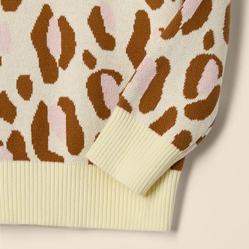 Image of Amazon Essentials Girls and Toddlers' Knitted Pullover Crewneck Sweater