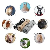 DIGIFLEX 3 x große weiche Fleecedecken für Hund oder Katze, 70 cm x 100 cm