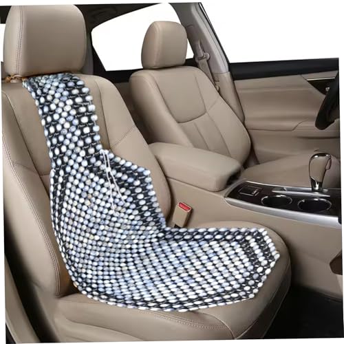 Funda de asiento de coche transpirable de madera para viajes largos confortables 3