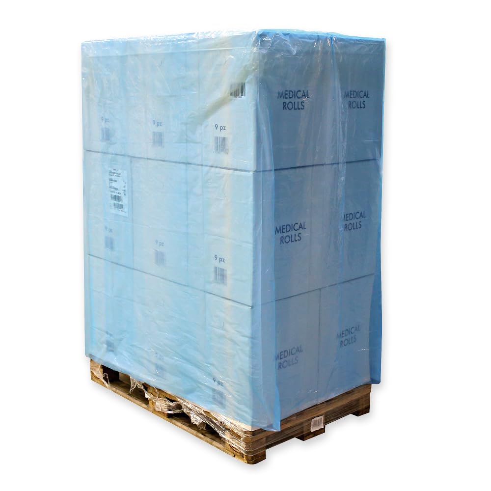 Palettenhauben ~36my | LDPE, Blau, U: 440cm, 90cm,  Produktbild-Vorschau 11