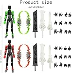 T13 Action Figure Set（Unassembled）,3D Printed Multi-Jointed Movable Titan 13 Lucky Dummy 13 Mobile Robot, Nova 13 Action Figures Desktop Decorations for Birthday Easter Christmas Party Favor