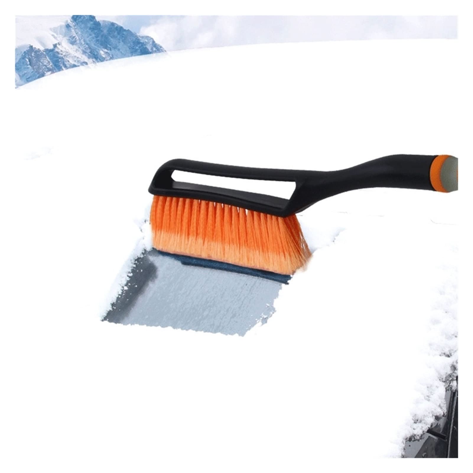Brosse à Neige pour Pare-Brise Brosse à Neige avec Outil de Retrait de grattoir à Glace Plus Large détachable Poignée Ergonomique en Mousse Confortable Compatible avec Les camions de Voiture