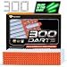 Glow In The Dark 300-Pieces Set, Ultimate Nerf Foam Toy Darts By Raytheon Toys, Premium Refill Bullets For N-Strike Guns, Universal Mega Pack, Firm and Safe Nerf Accessories Amazing Precision Control