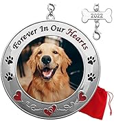 BANBERRY DESIGNS Pet Memorial Christmas Photo Ornament Dated 2022