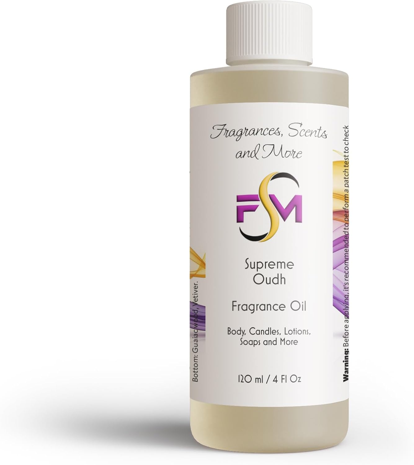 Supreme Oudh Fragrance Oil - 4 Fl Oz Plastic Bottle (120ml)