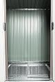 Wekuku 6ft 4ft Outdoor Metal Storage Shed, Grey – Heavy-Duty Steel Shed for Tools, Equipment & Outdoor Storage – Weather-& Secure (1 Doors)