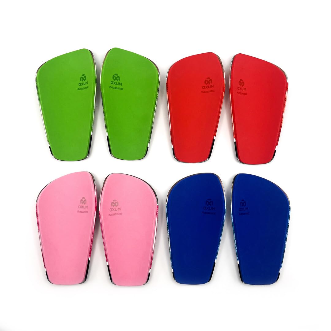 Oxum Sport - Espinilleras de Fútbol Personalizadas para niños y Adultos - Incluye tu número, tu Foto y tu Nombre para Personalizar Tus espinilleras. Bolsita para espinilleras de Regalo - Gama Pro