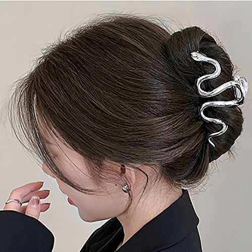 Pinzas Grandes de Metal para Cabello Tipo Mariposa 2 Piezas miniatura 5