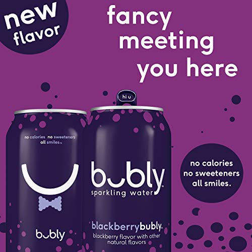 Bubly Sparkling Water, Blackberry, 12 Fl Oz (Pack Of 12) #TOP4