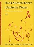  Deutsche Tänze: Violoncello und Kontrabass. Spielpartitur. (Repertoire Philharmonisches Duo Berlin Jörg Baumman - Klaus Stoll)