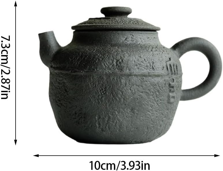 Ceramic Teapot Stoneware Teapot With Hole Filter Teapot Handmade Kung Fu Teapot Retro Style Single Pot 160 Ml Tea Pot Ceramic