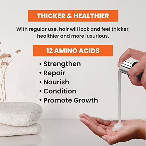 Mokita Naturals Conditioner With Biotin, Provitamin B5 And Amino Acids For Repair Treatment And Deep Moisturizing For All Hair Types - Detangle, Protect And Support New Hair Growth - 8.5 Ounces #TOP2