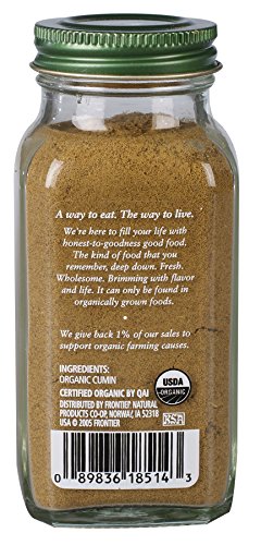 Simply Organic Ground Cumin Seed, 2.31 Ounce Jar, Rich, Warm, Complex Earthy Spice Flavor, Kosher (Pack of 3)