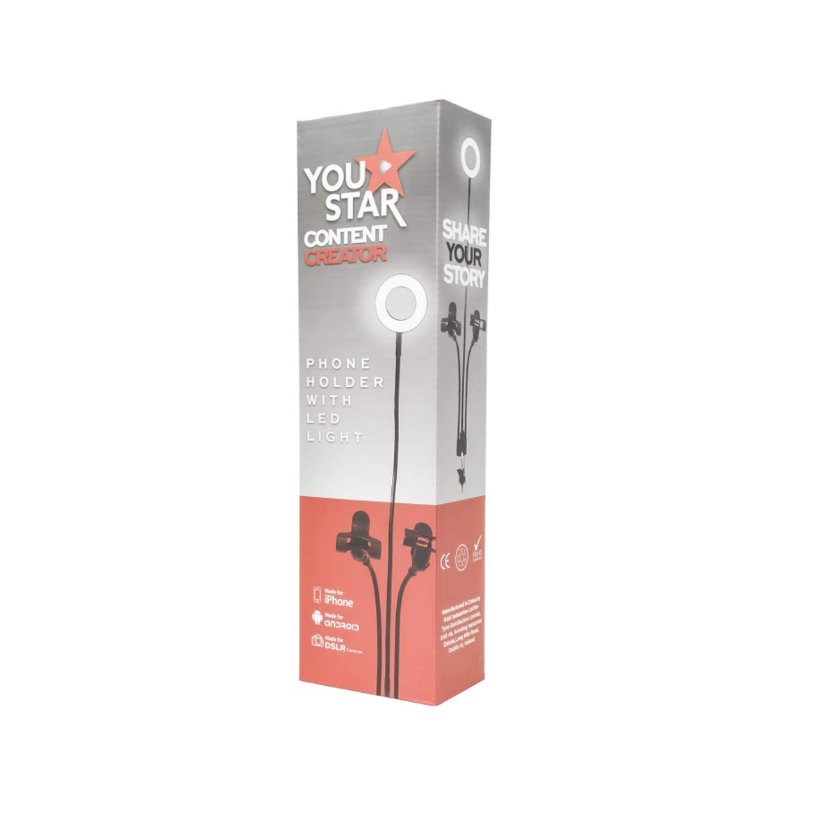 YouStar Mini Luce LED Per Video Blogging &ndash; 49 LED, 5500K, Ricaricabile (Nuova)