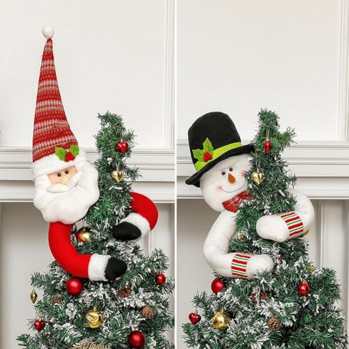 Decoración navideña reutilizable Sanfly: adornos árboles de Navidad de dibujos 4