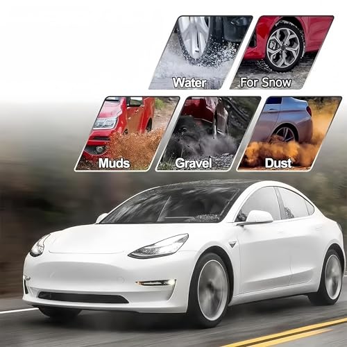 Guardabarros para Tesla Model 3 y Y: protección total contra salpicaduras en carretera. 6