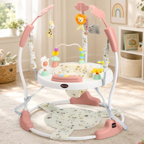TODEFULL Baby Activity Center, 3-in-1 Baby Jumper Activity Play Center