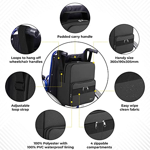 iMedic Deluxe Wheelchair Bag Wheelchair Accessories for Adults