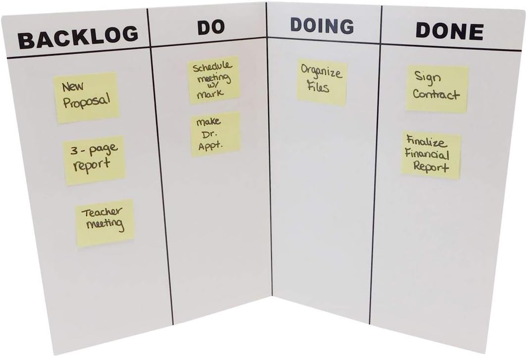 Scrum on the Go Board 12" X 18" Board, Folds to 9" x 12". Used and Designed by Navy Seals (1)
