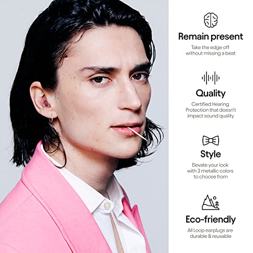 Loop Experience Ear Plugs For Concerts – High Fidelity Hearing Protection For Noise Reduction, Motorcycles, Work & Noise Sensitivity – 8 Ear Tips In Xs, S, M, L – 18Db Noise Cancelling #TOP2