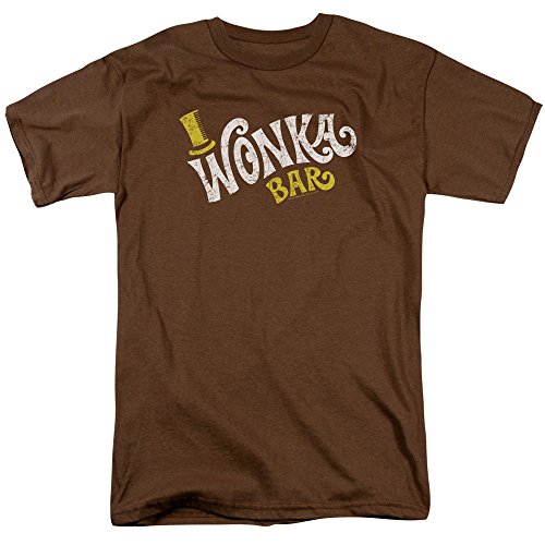 Willy Wonka and The Chocolate Factory Wonka Logo-S S Adult 18 1-Coffee-Lg