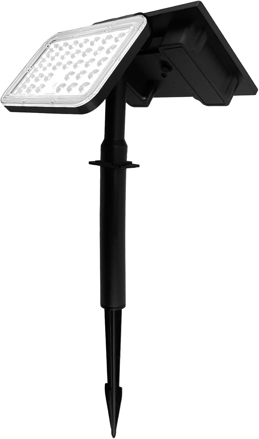 JINXING Solar Spot Lights Outdoor, Motion Sensor Solar Flood Light with Dusk to Dawn, IP65 Waterproof Solar Security Light for Pathway, Front Door, Porch, Yard, Wall, Garden, Stake or Wall Mount