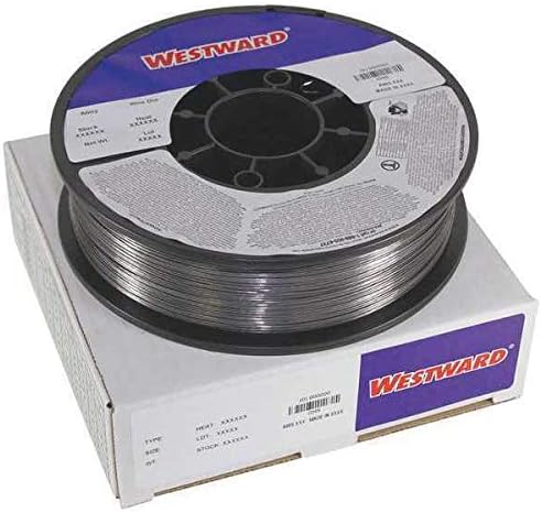 E71T-1/1M,0.045,11 lb. WESTWARD 41R309 MIG Weld Wire