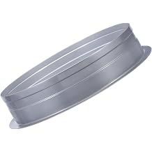 Metal Exhaust Flange 12" Straight Pipe Connector for HVAC Heating/Cooling Ventilation Systems